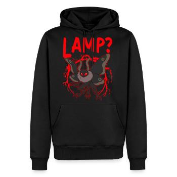 Mothman Cryptid Folklore - Men's Premium Hoodie - black - Front - Nico (187cm) & Julia (174cm)