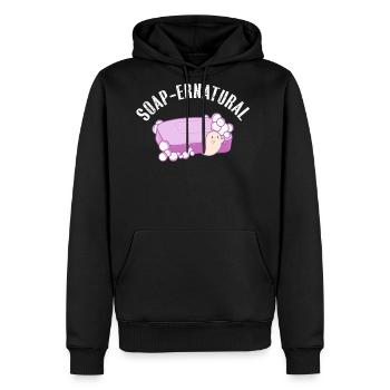 Soap Making Soap Maker Soapologist - Men's Premium Hoodie - black - Front - Nico (187cm) & Julia (174cm)