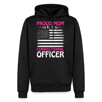 Corrections Prison - Men's Premium Hoodie - black - Front - Nico (187cm) & Julia (174cm)