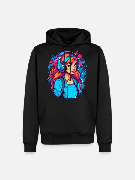 Gamer Girl - Men's Premium Hoodie - black