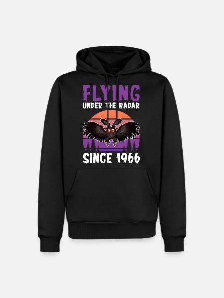 Mothman Cryptid Cryptozoology - Men's Premium Hoodie - black