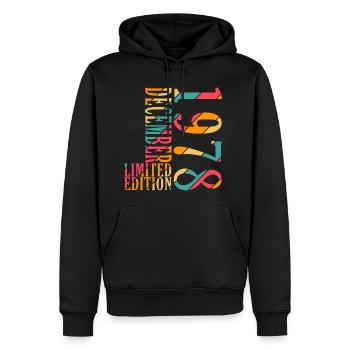 December 1978 Anniversary December 1978 December - Men's Premium Hoodie - black - Front - Nico (187cm) & Julia (174cm)