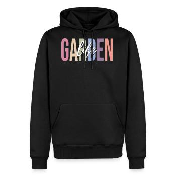 Gardening Gardener - Men's Premium Hoodie - black - Front - Nico (187cm) & Julia (174cm)