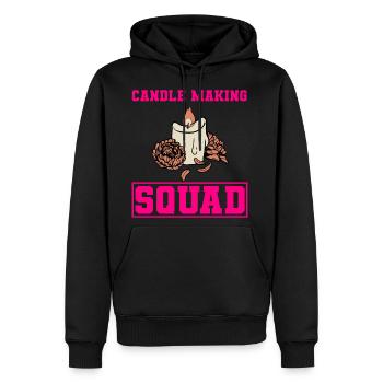 Candle Maker Hobby Wax Worker - Men's Premium Hoodie - black - Front - Nico (187cm) & Julia (174cm)