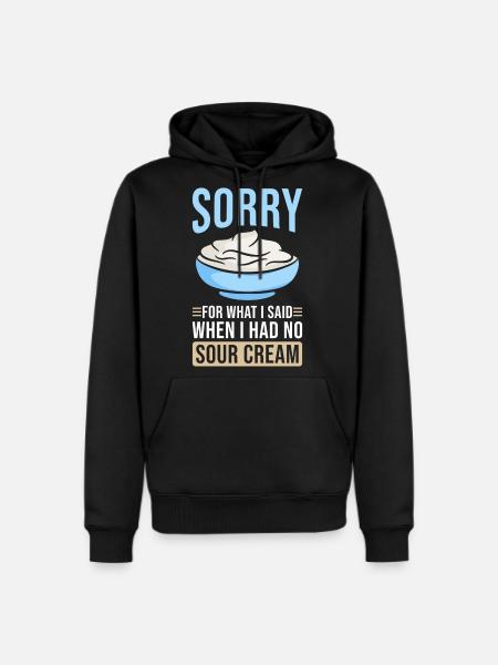 Sour Cream - Men's Premium Hoodie - black