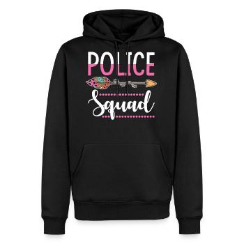 Policewoman Group - Men's Premium Hoodie - black - Front - Nico (187cm) & Julia (174cm)