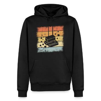 Making Soap - Men's Premium Hoodie - black - Front - Nico (187cm) & Julia (174cm)