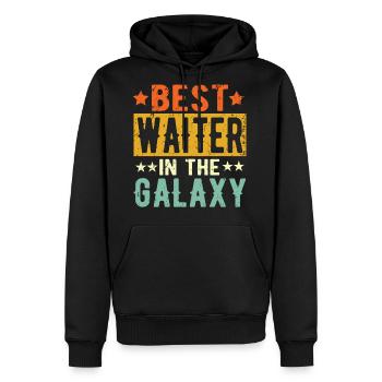 Best Waiter Ever Waiter Gift - Men's Premium Hoodie - black - Front - Nico (187cm) & Julia (174cm)