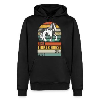 Best Tinker Horse Mom Ever Irish - Men's Premium Hoodie - black - Front - Nico (187cm) & Julia (174cm)