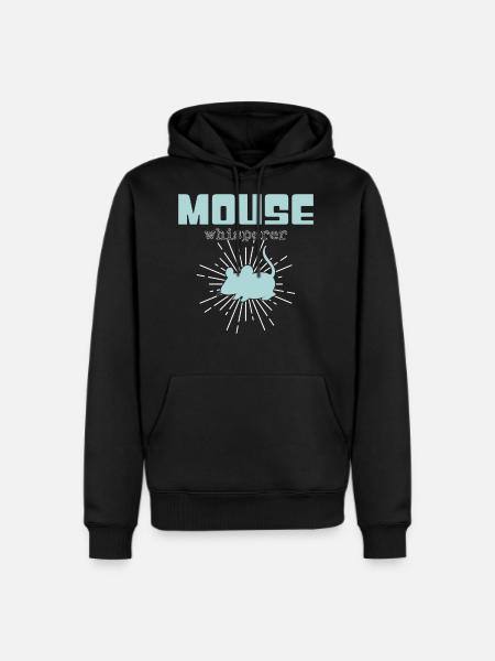 mouse whisperer - Men's Premium Hoodie - black