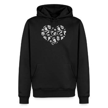 Halloween Pumpkins Halloween Ghosts Halloween - Men's Premium Hoodie - black - Front - Nico (187cm) & Julia (174cm)