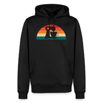 Wake And Bake Baking Mixer For Baking Lover - Men's Premium Hoodie - black - Front - Nico (187cm) & Julia (174cm)