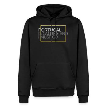 Portugal saying - Men's Premium Hoodie - black - Front - Nico (187cm) & Julia (174cm)