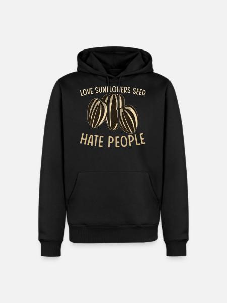 Sunflower Seeds - Men's Premium Hoodie - black