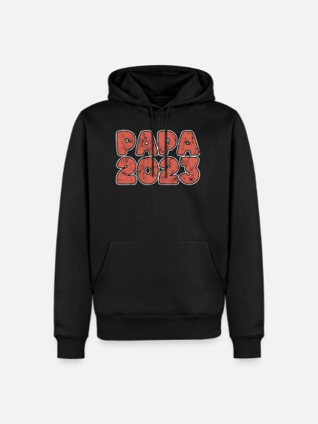 papa 2023 - Men's Premium Hoodie - black