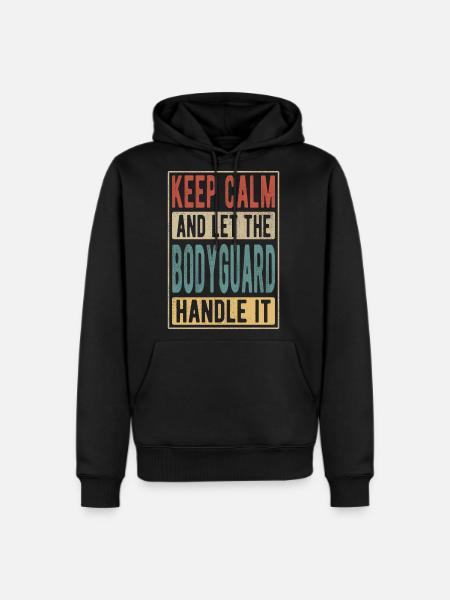 Bodyguard Retro Gift - Men's Premium Hoodie - black