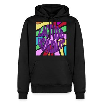 Lactose Intolerant Lactose intolerance - Men's Premium Hoodie - black - Front - Nico (187cm) & Julia (174cm)
