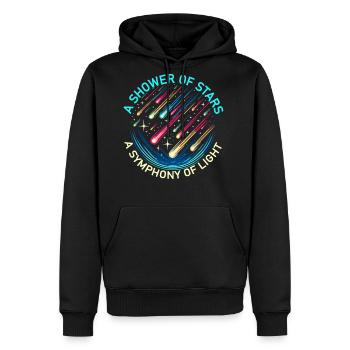 Meteor Shower Astronomy Comet Astronomer Meteor - Men's Premium Hoodie - black - Front - Nico (187cm) & Julia (174cm)