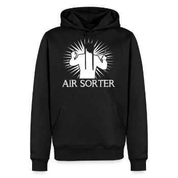 Conducting Classical Music Conductor - Men's Premium Hoodie - black - Front - Nico (187cm) & Julia (174cm)