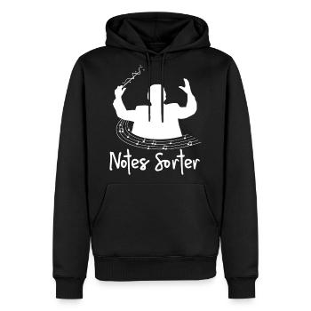 Classical Music Conductor Conducting - Men's Premium Hoodie - black - Front - Nico (187cm) & Julia (174cm)