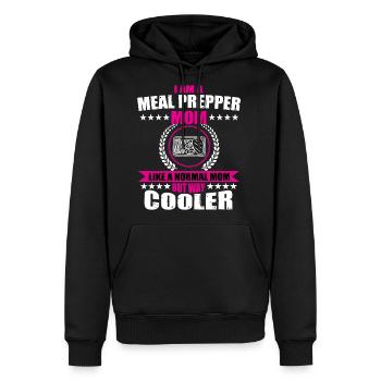 Funny Meal Prep Mom For Women - Men's Premium Hoodie - black - Front - Nico (187cm) & Julia (174cm)