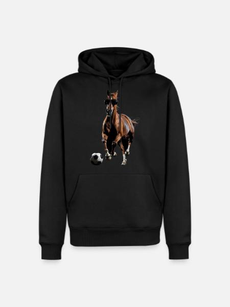 Horse - Men's Premium Hoodie - black