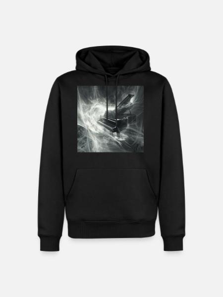 Piano - Men's Premium Hoodie - black