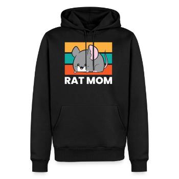 Rat Mom Pet Rat Owner Rat Mama Cute Rats - Men's Premium Hoodie - black - Front - Nico (187cm) & Julia (174cm)