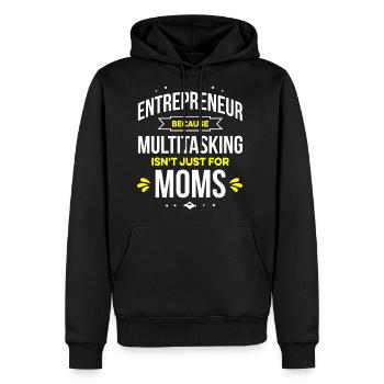 Entrepreneur Business Entrepreneurship - Men's Premium Hoodie - black - Front - Nico (187cm) & Julia (174cm)