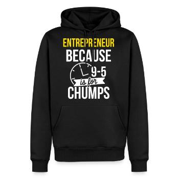 Entrepreneur Business Entrepreneurship - Men's Premium Hoodie - black - Front - Nico (187cm) & Julia (174cm)