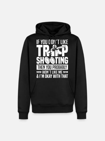 Trap shooting - Men's Premium Hoodie - black