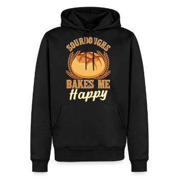 Bread Baking Bread Maker - Men's Premium Hoodie - black - Front - Nico (187cm) & Julia (174cm)