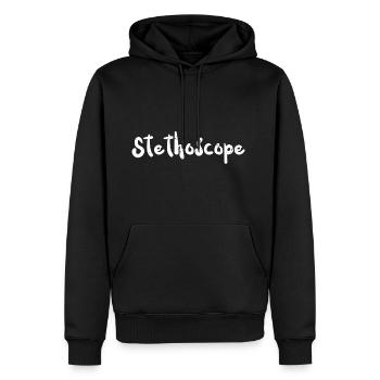 Stethoscope - Doctor - Men's Premium Hoodie - black - Front - Nico (187cm) & Julia (174cm)