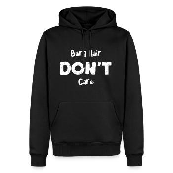 Barn Hair Don't Care - Horse - Men's Premium Hoodie - black - Front - Nico (187cm) & Julia (174cm)