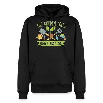 Gardening Garden Gardener - Men's Premium Hoodie - black - Front - Nico (187cm) & Julia (174cm)