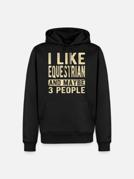 Equestrian Saying - Men's Premium Hoodie - black