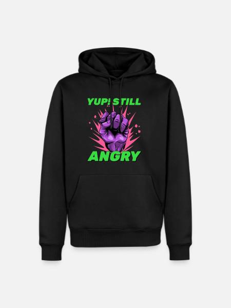 Still Angry - Men's Premium Hoodie - black