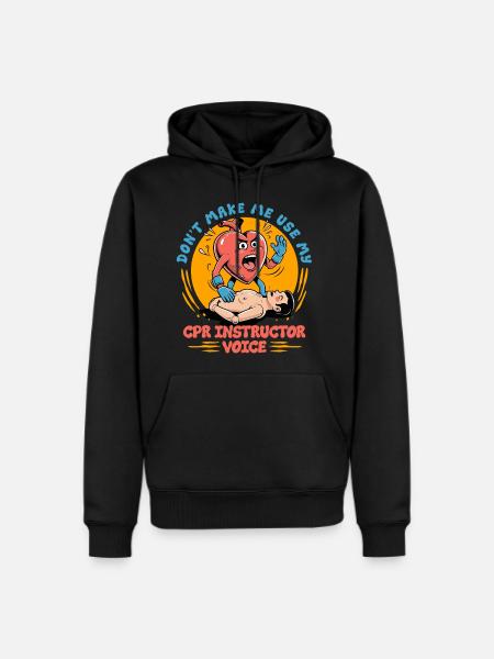 CPR Instructor Paramedic - Men's Premium Hoodie - black
