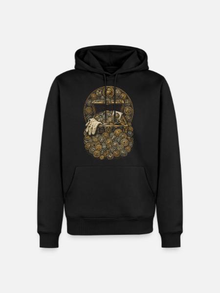 Coin collector Numismatist - Men's Premium Hoodie - black