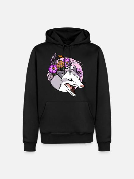Funny Possum Opossums - Men's Premium Hoodie - black