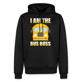 School Bus Monitor Bus Aide Attendant Student - Men's Premium Hoodie - black - Front - Nico (187cm) & Julia (174cm)