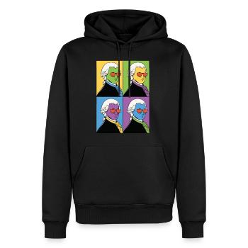 Mozart Classical Music Musical Composer Musician - Men's Premium Hoodie - black - Front - Nico (187cm) & Julia (174cm)