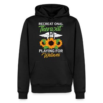 Therapeutic Recreation Play Therapy Recreational - Men's Premium Hoodie - black - Front - Nico (187cm) & Julia (174cm)