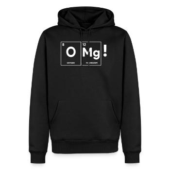 OMG - Periodic table - Men's Premium Hoodie - black - Front - Nico (187cm) & Julia (174cm)