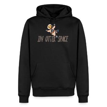 In Otter Space - Men's Premium Hoodie - black - Front - Nico (187cm) & Julia (174cm)