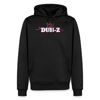 DUB-Z Crown Graffiti Tee - Men's Premium Hoodie - black - Front - Nico (187cm) & Julia (174cm)