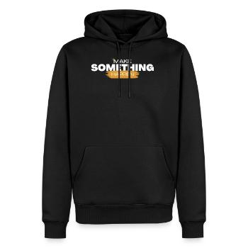 Make It Happen - Men's Premium Hoodie - black - Front - Nico (187cm) & Julia (174cm)