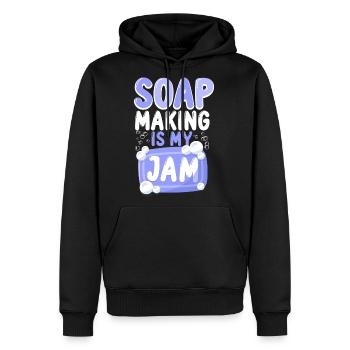 Soap Making Crafting Soap Making - Men's Premium Hoodie - black - Front - Nico (187cm) & Julia (174cm)