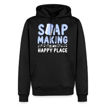 Soap Making Crafting Soap Making - Men's Premium Hoodie - black - Front - Nico (187cm) & Julia (174cm)