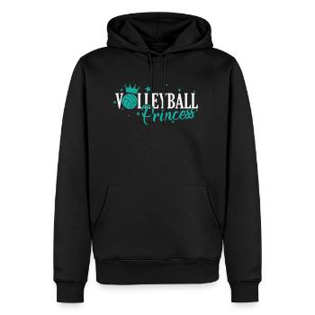 Volleyball Princess Sport Ball Sport - Men's Premium Hoodie - black - Front - Nico (187cm) & Julia (174cm)
